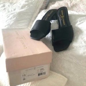 Chinese Laundry Lana Black Slide Sandal